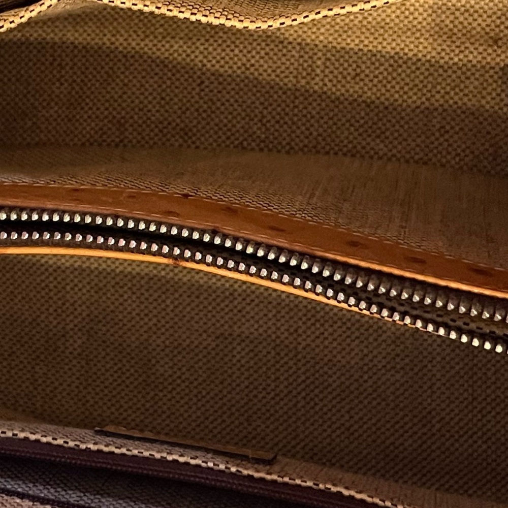 Dooney & Bourke Ostrich Leather Satchel. - Picture 7 of 13